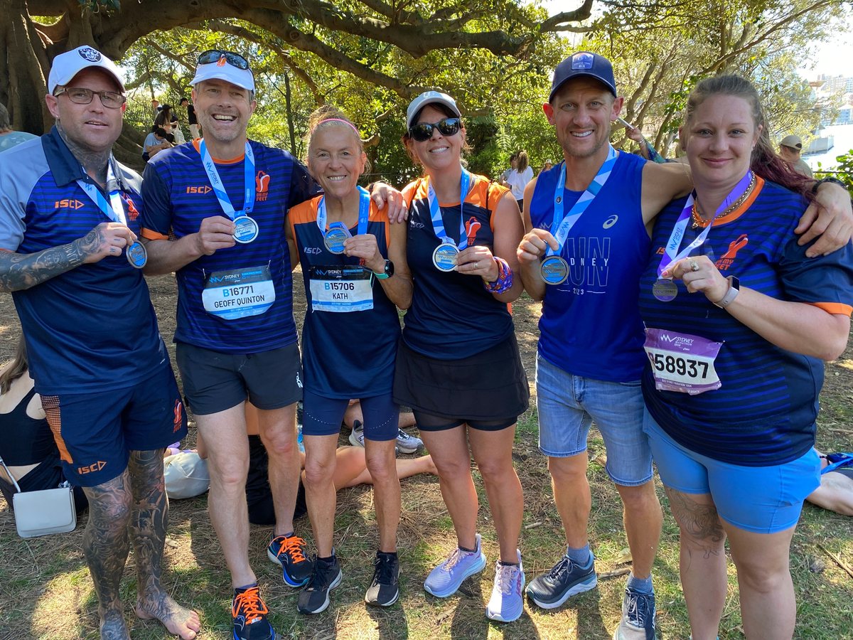 On My Feet runners at the Sydney Marathon